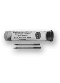Gann electrode naalden voor M18 2,5mm Ø, met teflon isolatie (45mm)